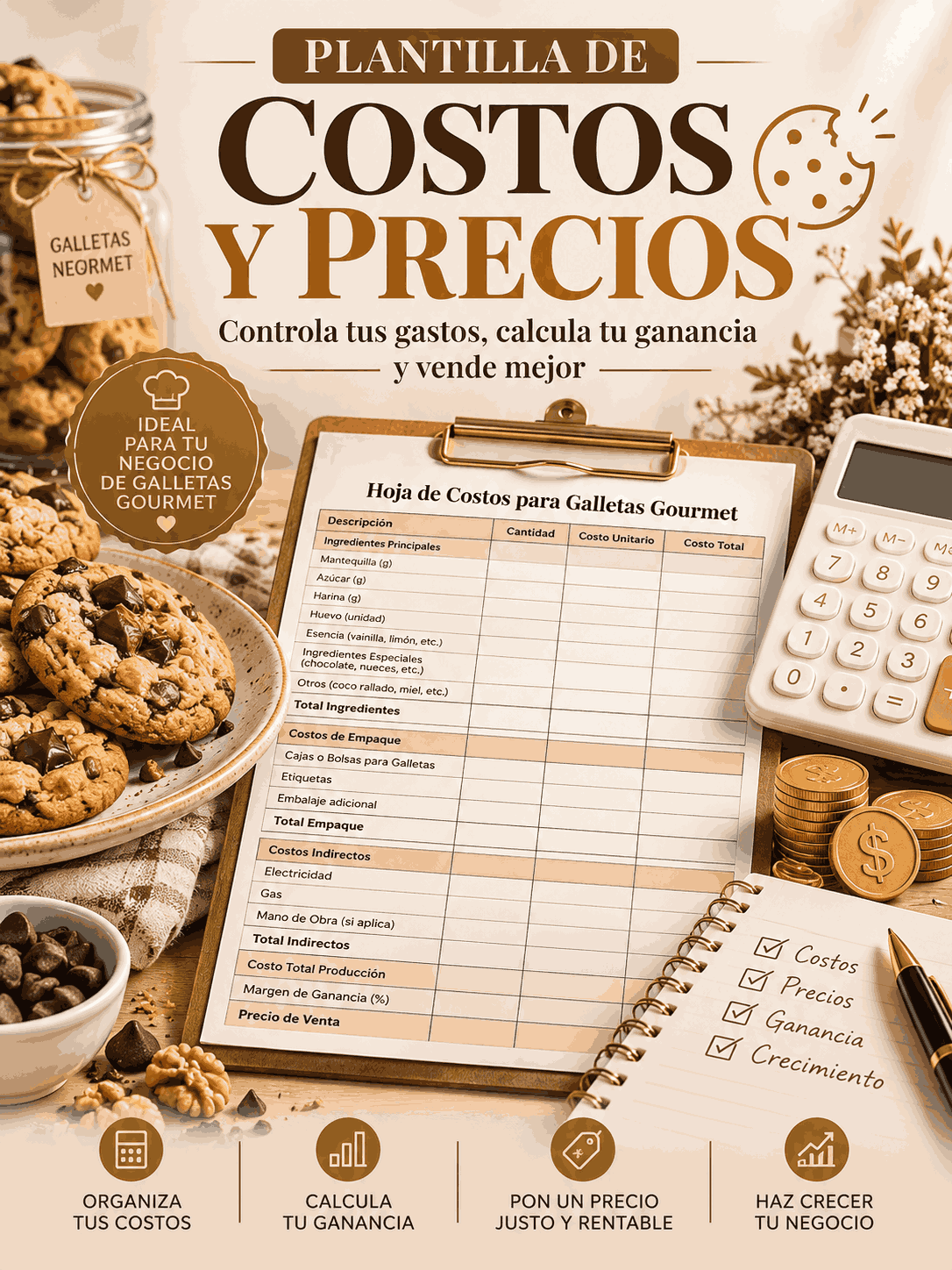 Bono 4: Plantilla de Costos y Precios
